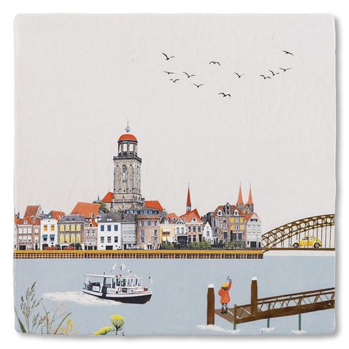 Story tile zwaaiend naar Deventer